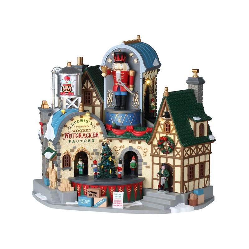 LEMAX LUDWING'S WOODEN NUTCRACKER FACTORY 95463 Giostre in Movimento LEMAX