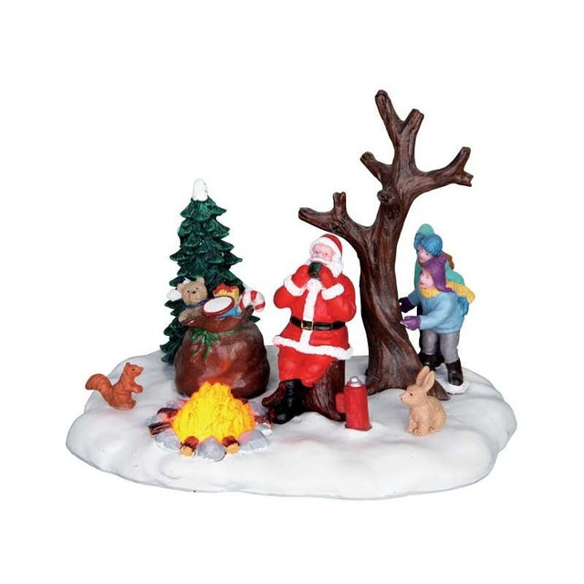 LEMAX SANTA TAKES A BREAK 64084 Paesaggi e Scene Natalizie Lemax