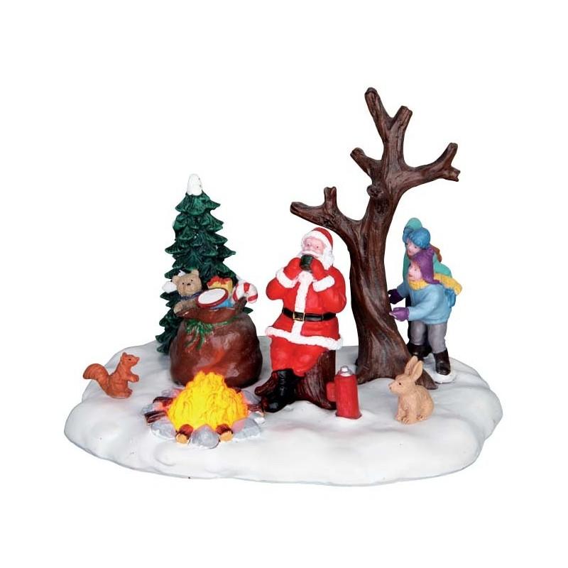 LEMAX SANTA TAKES A BREAK 64084 Paesaggi e Scene Natalizie Lemax