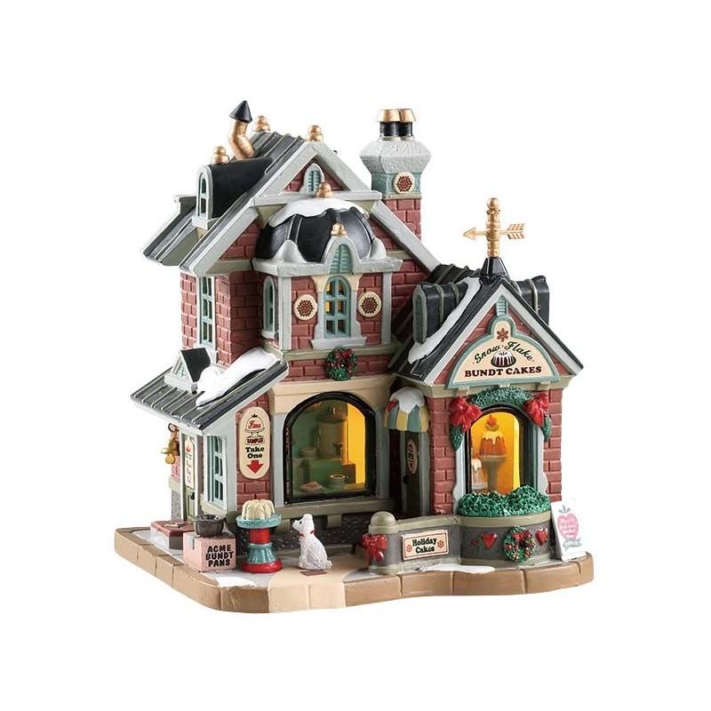 LEMAX SNOWFLAKE BUNDT CAKES 85365 Casette Illuminate LEMAX