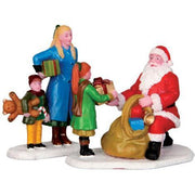LEMAX STATUINE PRESENTS FROM SANTA SET DA 2 PEZZI 42245 Accessori LEMAX