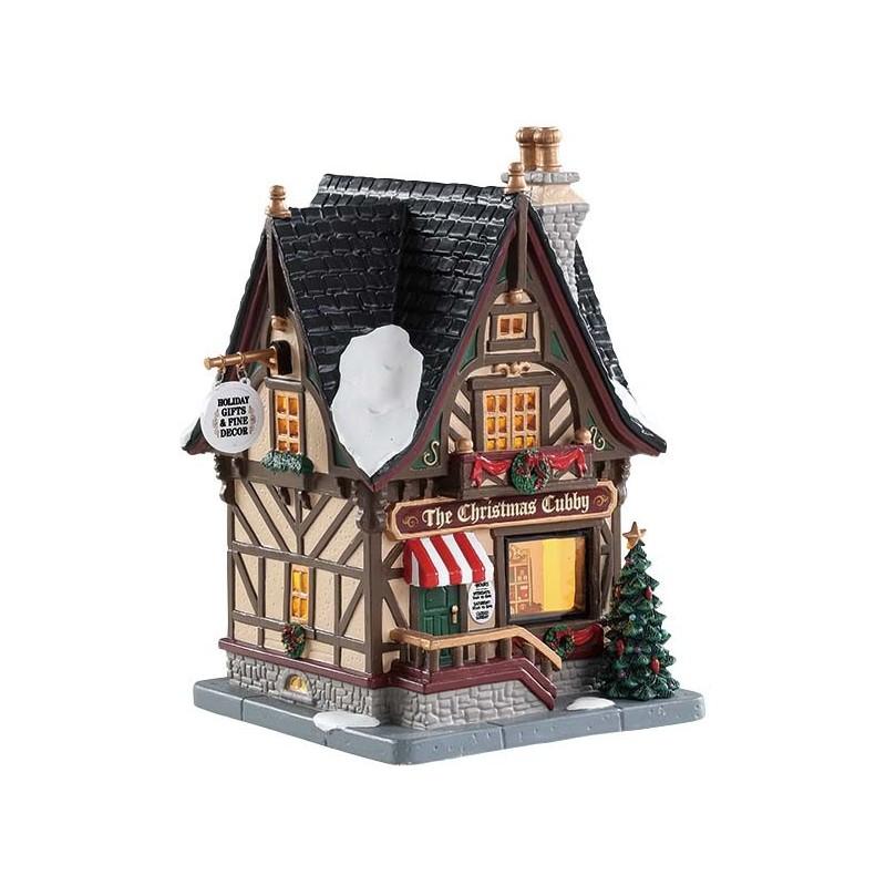 LEMAX THE CHRISTMAS CUBBY 85387 Casette Illuminate LEMAX