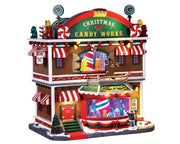LEMAX VILLAGE FABBRICA DI ORSETTI CHRISTMAS CANDY WORKS 65164 Casette Illuminate LEMAX