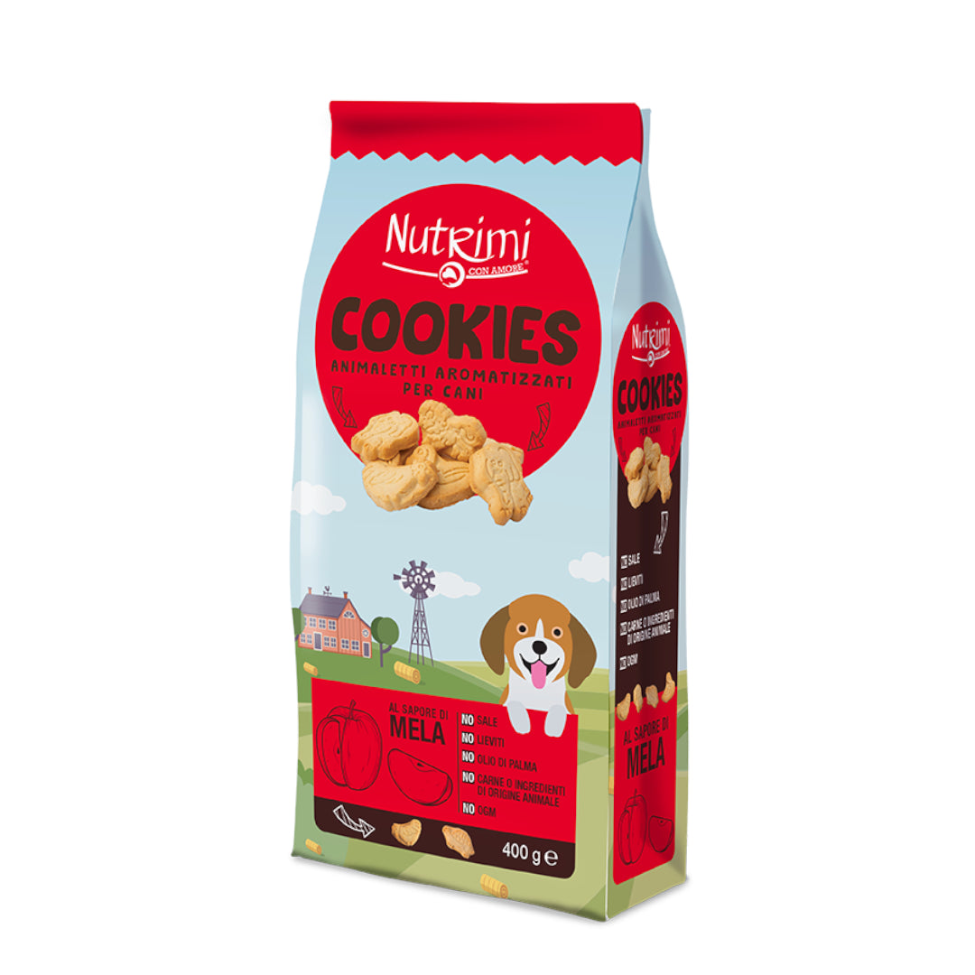 Nutrimi Cookies alla Mela 400 g - Premietti per cani