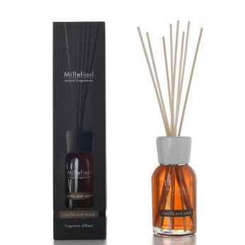 MILLEFIORI DIFFUSORE A STICK 250 ML VANILLA & WOOD