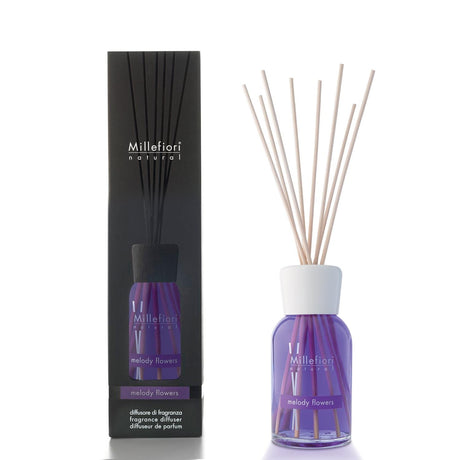 MILLEFIORI DIFFUSORE A STICK 250ML MELODY FLOWERS
