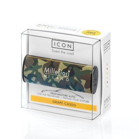 MILLEFIORI PROFUMATORE AUTO ICON ANIMALIER GRAPE CASSIS Profumatori Auto Millefiori Milano