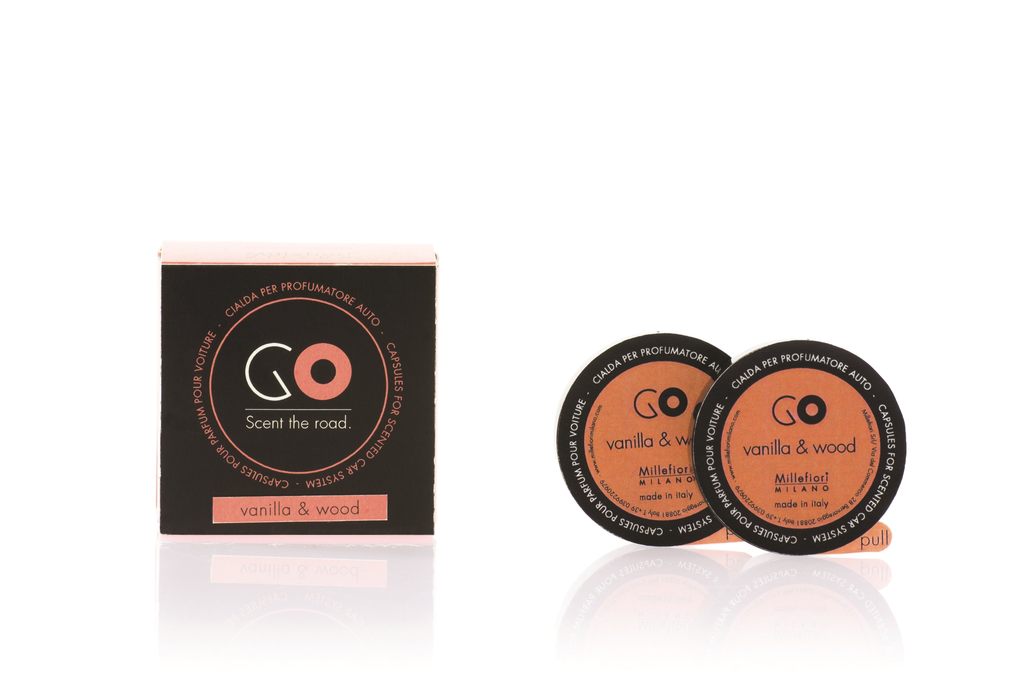 MILLEFIORI RICARICA CAR AIR FRESHENER "GO" - VANILLA Profumatori Auto Millefiori Milano