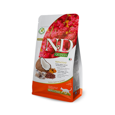 N&D QUINOA SKIN & COAT 1,5 KG Cibo per Gatti FARMINA