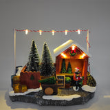 Negozio di alberi di Natale - Villaggio natalizio led