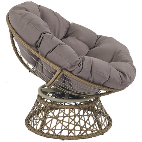 New Sky - Poltrona da giardino rotonda in fibra sintetica Panche e Poltrone Garden Team