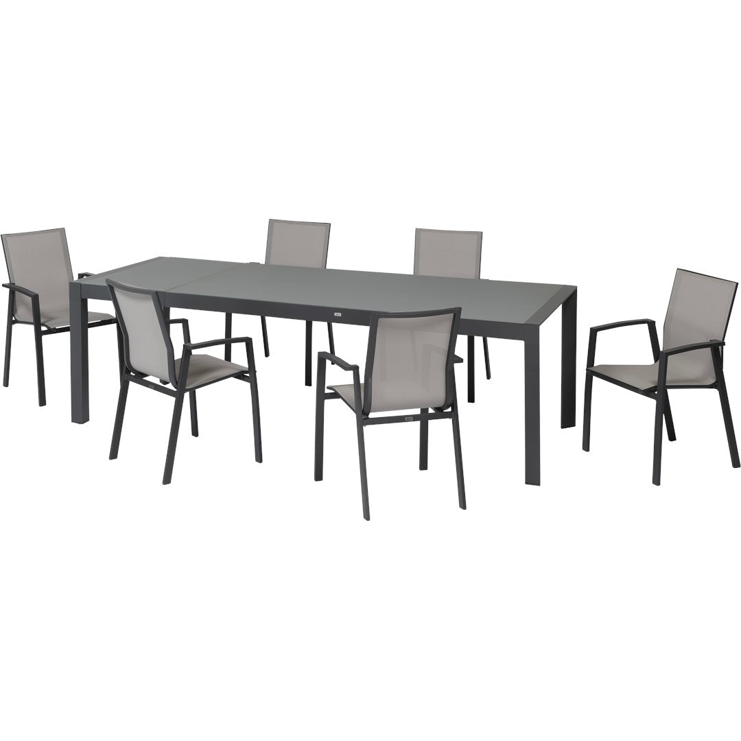 SET PRANZO NEWPORT IN ALLUMINIO set da pranzo da giardino Garden Team