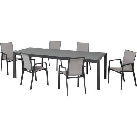 SET PRANZO NEWPORT IN ALLUMINIO set da pranzo da giardino Garden Team