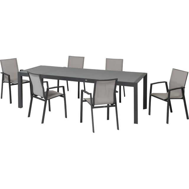 SET PRANZO NEWPORT IN ALLUMINIO set da pranzo da giardino Garden Team