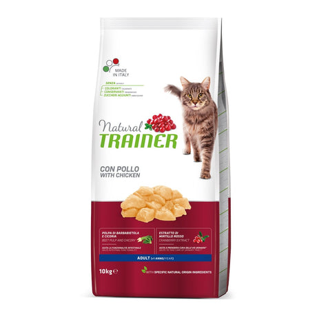 NT. TR. CAT AD. POLLO 10 KG FL. Cibo per Gatti NATURAL TRAINER