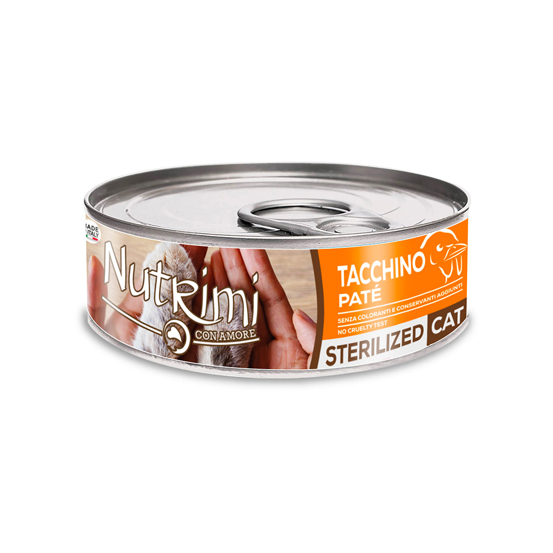 Sterilized Paté al Tacchino 85 g - Paté per gatti sterilizzati
