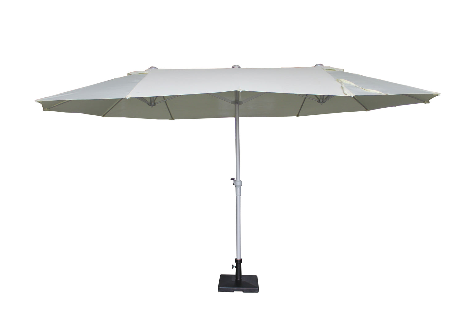 OMBRELLONE DA GIARDINO PATIO 270X460 TORTORA