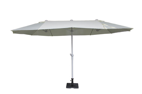 OMBRELLONE DA GIARDINO PATIO 270X460 TORTORA