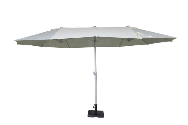 OMBRELLONE DA GIARDINO PATIO 270X460 TORTORA