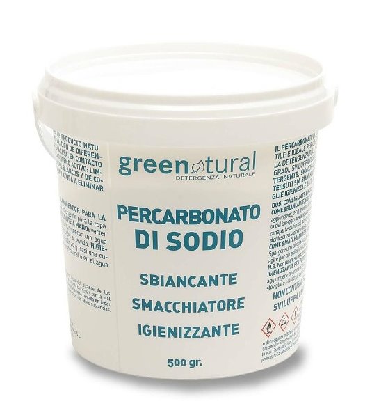PERCARBONATO DI SODIO 500 GRAMMI Detergenti Ecologici GREEN PROJECT