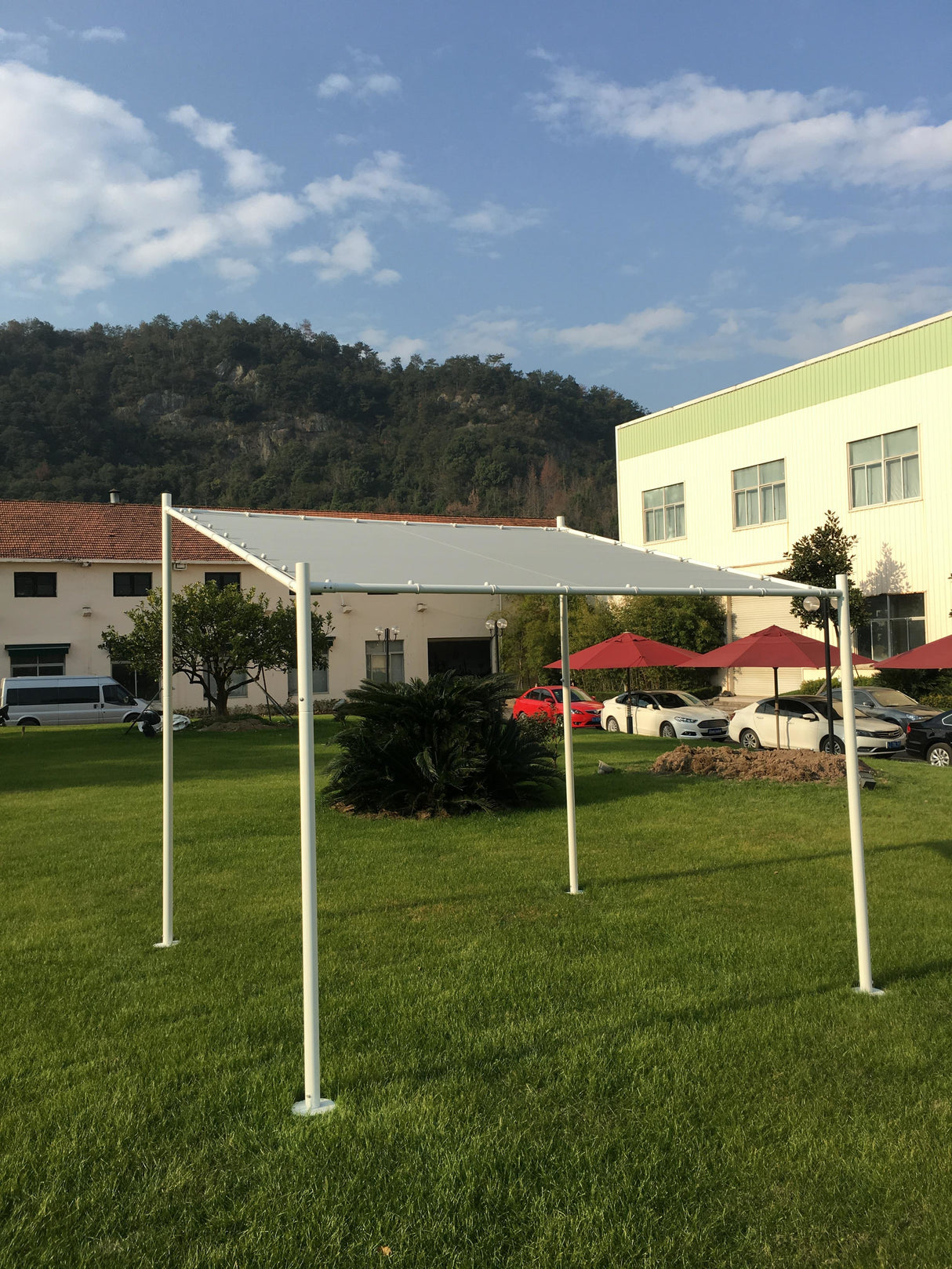 PERGOLA HOME 2.85X3 METALLO BIANCO Pergole Garden Team