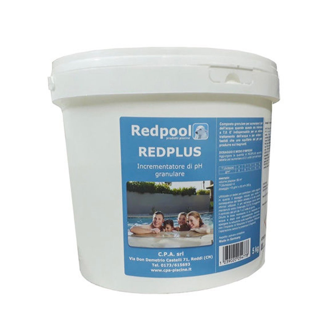 PH PIU COMPOSTO GRANULARE REDPLUS 5 KG Chimici per Piscina C.P.A.