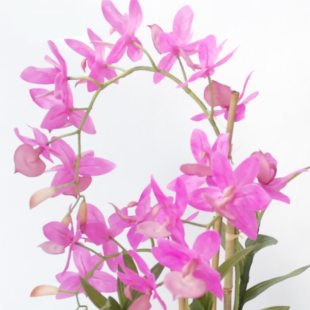 Pianta Artificiale Orchidea in Vaso H53 Beauty Piante Finte Garden Team