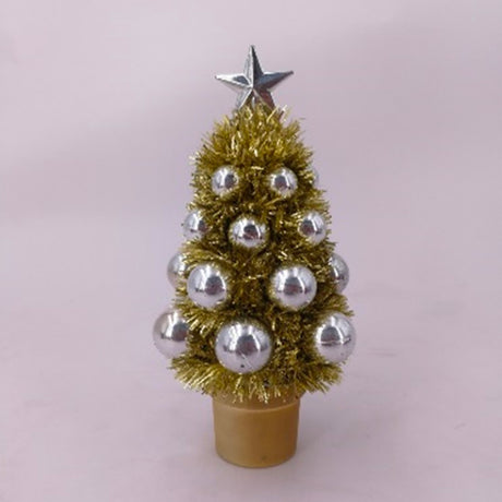 Piccolo Pino da Tavolo - Albero di Natale piccolo addobbato