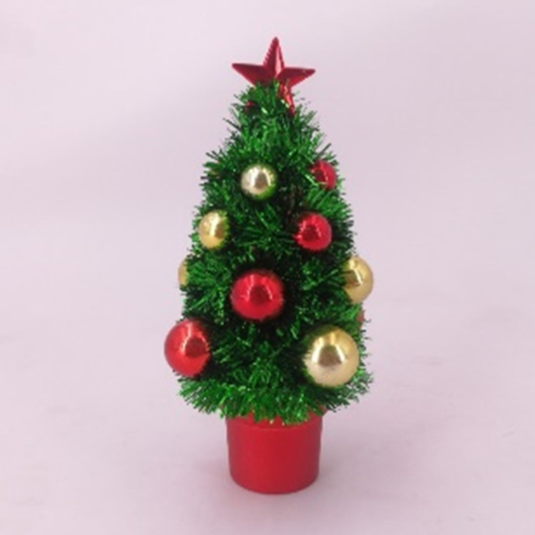 Piccolo Pino da Tavolo - Albero di Natale piccolo addobbato