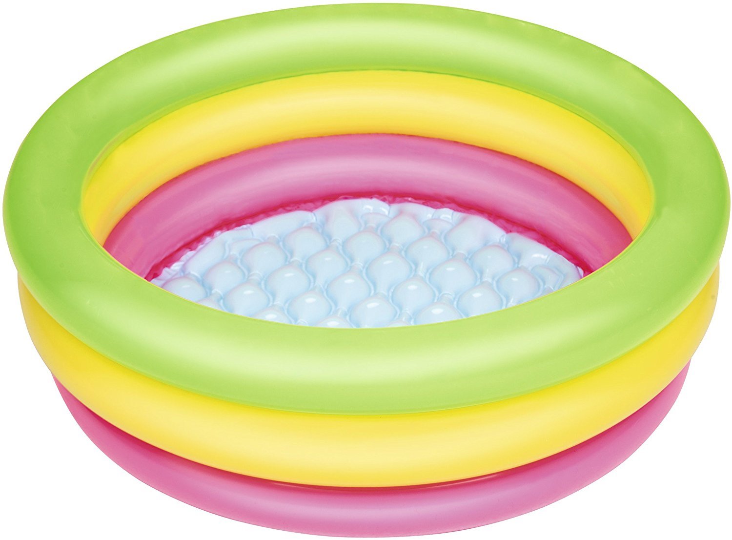 PISCINA PER BAMBINI SUMMER MULTICOLOR A 3 ANELLI 70X24 Gonfiabili Mare BESTWAY