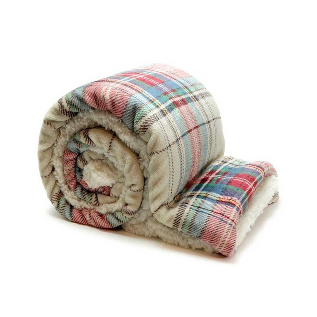 Plaid Larsson 150X200CM Scozzese Tessuti Natalizi Garden Team