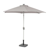 Plus - Ombrellone da giardino a palo centrale rotondo con strisce LED Ombrelloni Palo Centrale Garden Team