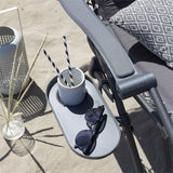 PORTABICCHIERE PER POLTRONA RELAX LAFUMA GRIGIO Accessori Sdraio LAFUMA