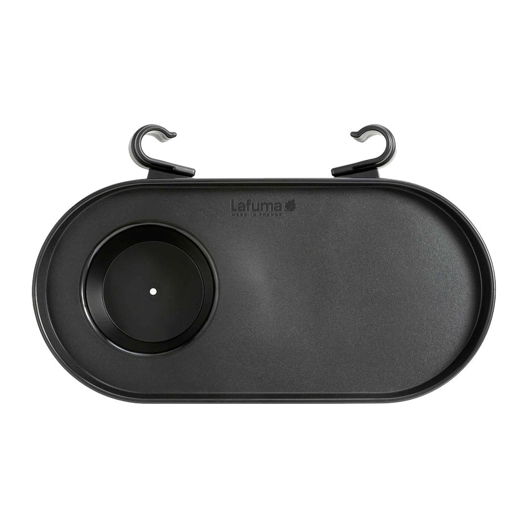PORTABICCHIERE PER POLTRONA RELAX LAFUMA NERO Accessori Sdraio LAFUMA