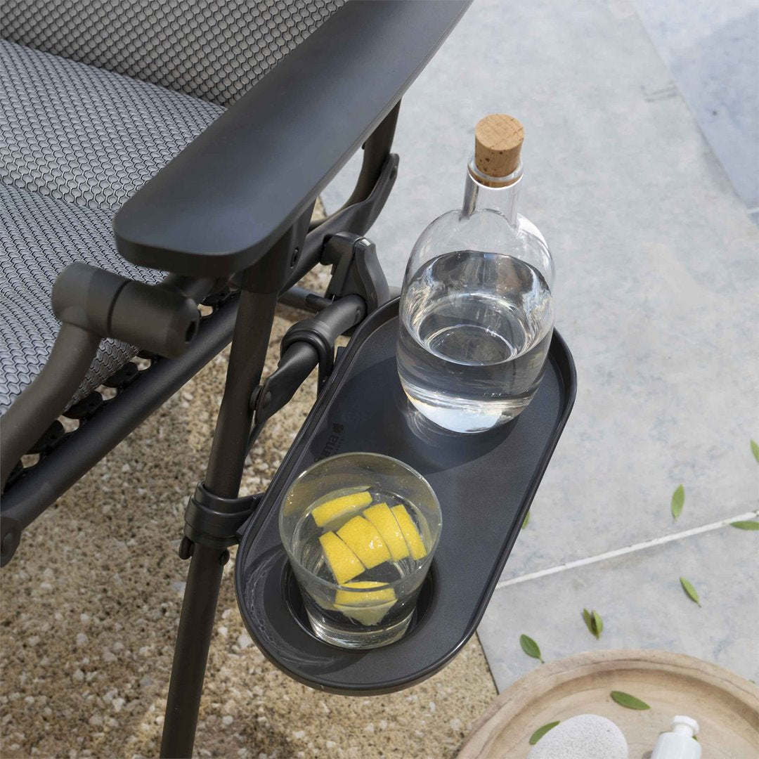 PORTABICCHIERE PER POLTRONA RELAX LAFUMA NERO Accessori Sdraio LAFUMA