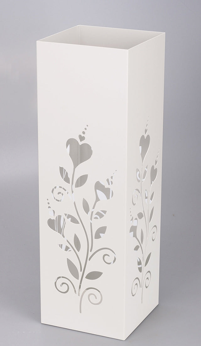 PORTAOMBRELLI FIORE 18X18XH55CM BIANCO Portaombrelli Garden Team