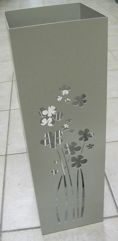 PORTAOMBRELLI FIORE 18X18XH55CM BIANCO Portaombrelli Garden Team