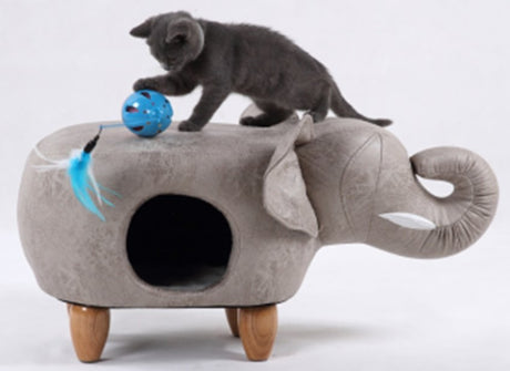 POUF CUCCIA PER CANI ELEFANTINO 75X35X38 CM Cucce e Cuscini Garden Team