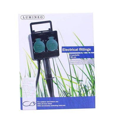 Presa per Esterno Con Timer 2 Watt Timer Luci KAEMINGK