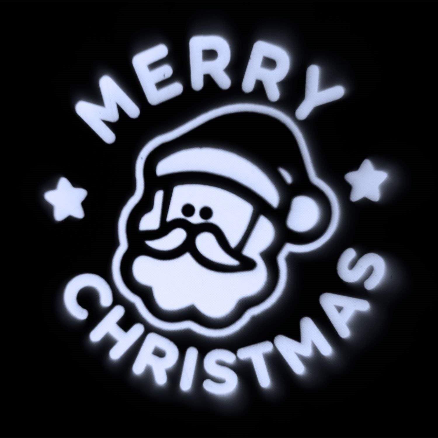 Proiettore Babbo Natale Merry Christmas Led Bianco Proiettori LOTTI