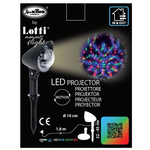 Proiettore Luci di Natale Caleidoscopico Led Multicolor Proiettori LOTTI