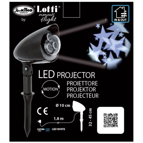 Proiettore Magia di Stelle Luci di Natale a Led Bianco Proiettori LOTTI
