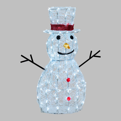 Pupazzo di Neve 3D - Pupazzo di neve luminoso
