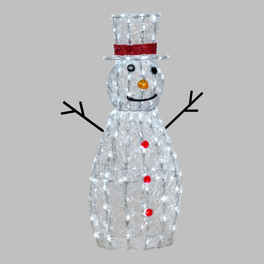 Pupazzo di Neve 3D - Pupazzo di neve luminoso