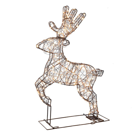 Renna Galoppante 3D Luminosa 140 Micro Led H60 Renne Luminose LOTTI