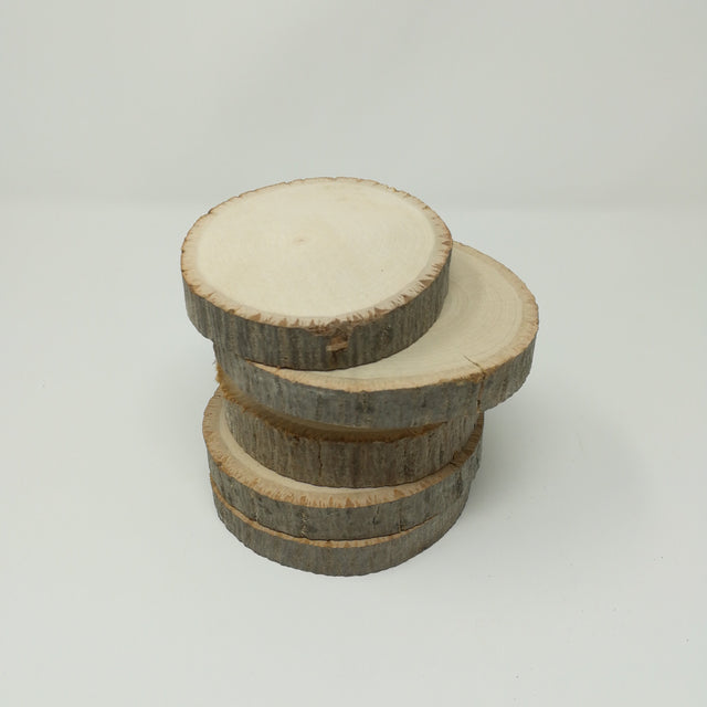Rete 6 Fette di Legno Dia 10-12CM Accessori fiori secchi Garden Team