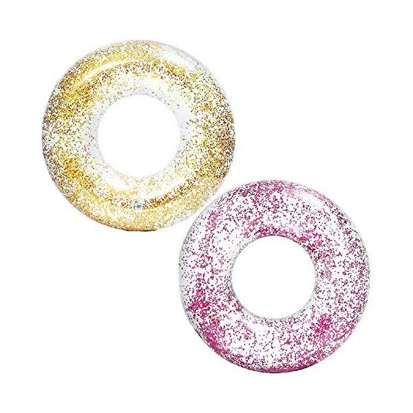 SALVAGENTE CIAMBELLA GLITTER 119 CM 56274 Gonfiabili Mare INTEX