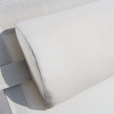 SDRAIO COMFORT 88X65XH110CM NERO TEX BEI Sdraio Pieghevoli Garden Team