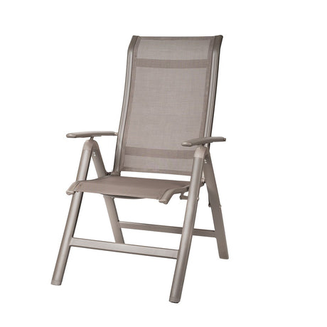 SDRAIO POLTRONA PIEGHEVOLE ALLUMINIO TORTORA Sdraio Pieghevoli GARDEN TEAM