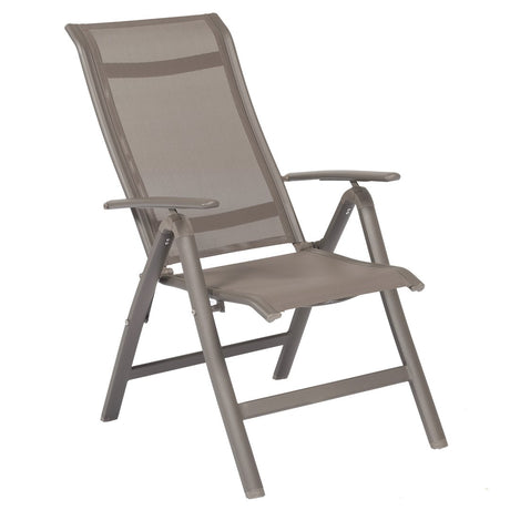 SDRAIO POLTRONA PIEGHEVOLE ALLUMINIO TORTORA Sdraio Pieghevoli GARDEN TEAM